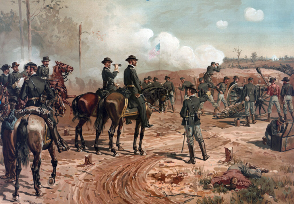 The Siege of Atlanta, Thulstrup de Thure, 1888